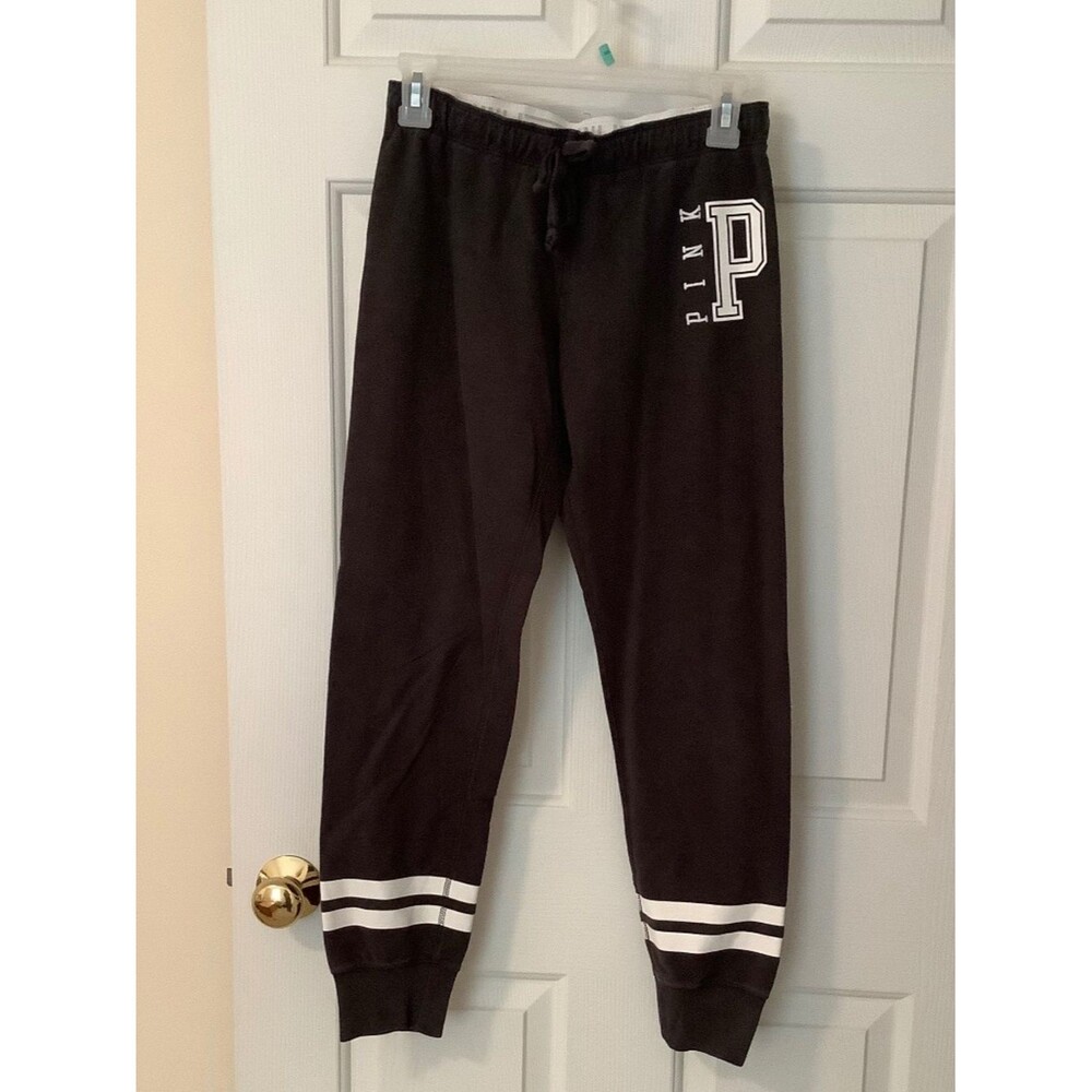 PINK Victorias Secret sweatpants size S charcoal gray